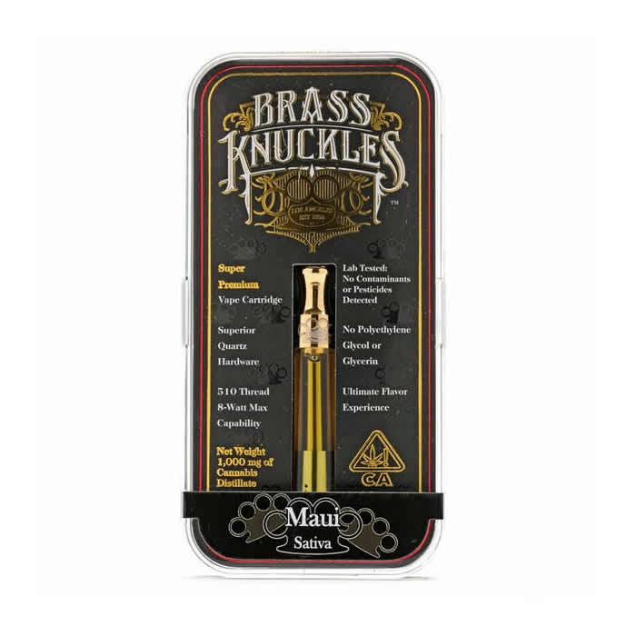 Maui Wowie Brass Knuckles Vape Cartridge
