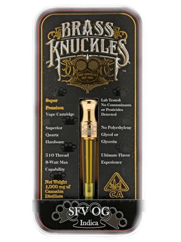SFV OG Brass Knuckles Vape Cartridge